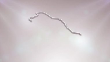 Suudi Arabistan Ülkesi 3D Vatansever Programlar, Kurumsal Girişler, Turizm, Sunumlar İçin Giriş Haritası