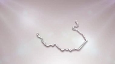 Güney Sudan Ülkesi 3D Vatansever Programlar, Kurumsal Girişler, Turizm, Sunumlar İçin Giriş Haritası