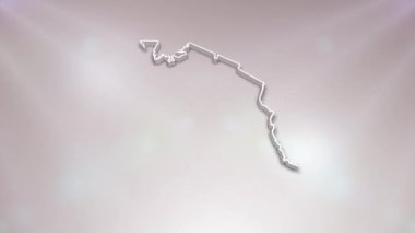 Tanzanya Ülkesi 3D Vatansever Programlar, Kurumsal Girişler, Turizm, Sunumlar İçin Giriş Haritası