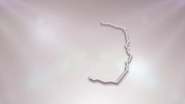 Zimbabwe Ülkesi 3D Vatansever Programlar, Kurumsal Girişler, Turizm, Sunumlar İçin Giriş Haritası