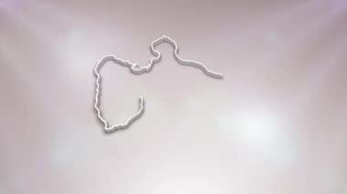 Guadeloupe Ülke 3D Vatansever Programlar, Kurumsal Girişler, Turizm, Sunumlar İçin Giriş Haritası