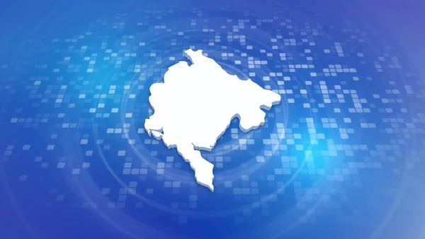 Peta Montenegro Tentang Latar Belakang Korporasi Minimal Latar Belakang Tujuan — Stok Foto