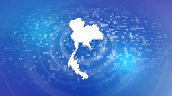 Thailand Map Minimal Corporate Background Multi Purpose Latar Belakang Dengan — Stok Foto