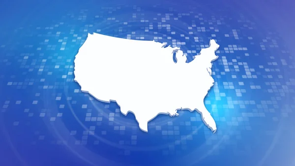 Vereinigte Staaten Von Amerika Karte Auf Minimalem Unternehmenshintergrund Mehrzweck Hintergrund — Stockfoto