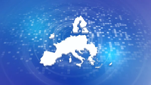 European Union Map Minimal Corporate Background Multi Purpose Background Ripples — Stock Photo, Image