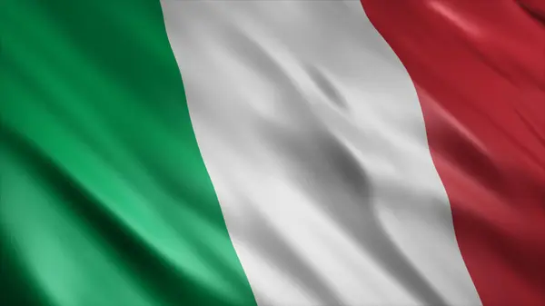 Національний Прапор Італії Зображення Високоякісного Прапора — стокове фото