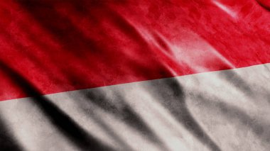 Monako Ulusal Grunge Bayrağı, Yüksek Kaliteli Grunge Bayrağı 