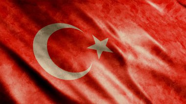 Türkiye Ulusal Grunge Bayrağı, Yüksek Kalite Grunge Görüntü 