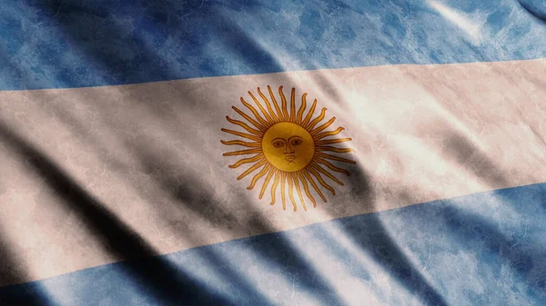 Bendera Nasional Argentina Kualitas Tinggi Grunge Gambar Bendera — Stok Foto