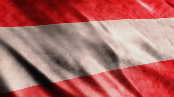 Oostenrijk Nationale Grunge Vlag Hoge Kwaliteit Grunge Vlag Afbeelding — Stockfoto