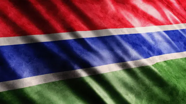 Bandera Grunge Nacional Gambia Imagen Bandera Grunge Alta Calidad —  Fotos de Stock