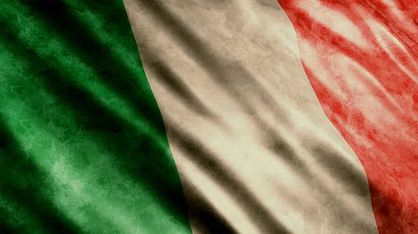 Italy National Grunge Flag High Quality Grunge Flag Image — Stock Photo, Image