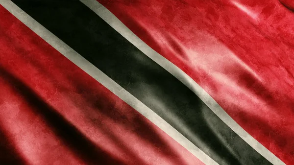 Σημαία Trinidad Tobago National Grunge Υψηλής Ποιότητας Σημαία Grunge — Φωτογραφία Αρχείου