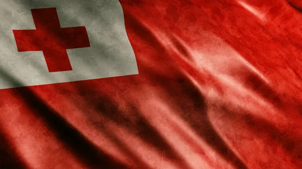 Bandera Grunge Nacional Tonga Imagen Bandera Grunge Alta Calidad —  Fotos de Stock