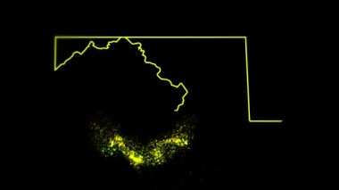 Maryland State (USA) Dijital Giriş Açıcı Animasyonu, Yurtsever Programlar, Turizm, Sunumlar İçin Uygun