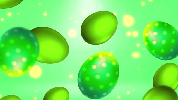 Paskalya Yumurtaları Kusursuz Döngülü Arkaplan Canlandırmasıname — Stok video