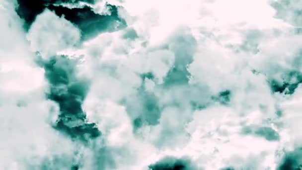 Realistiska Rörliga Moln Sky Animation Med Sömlös Loop — Stockvideo