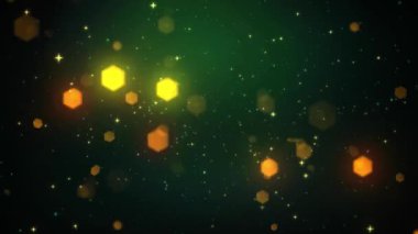 Soyut Bokeh Işıkları Kusursuz Döngüyle Canlandırıyor