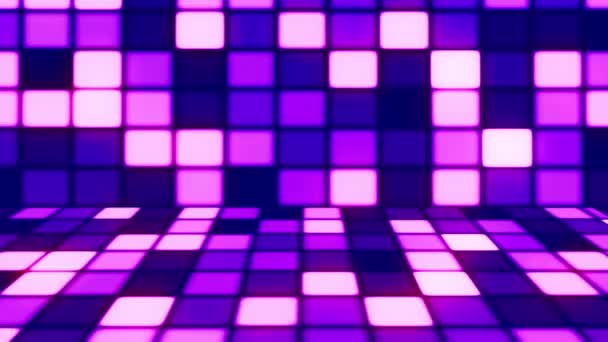 Abstract Dance Party Boxes Background Animation Seamless Loop — Stock Video