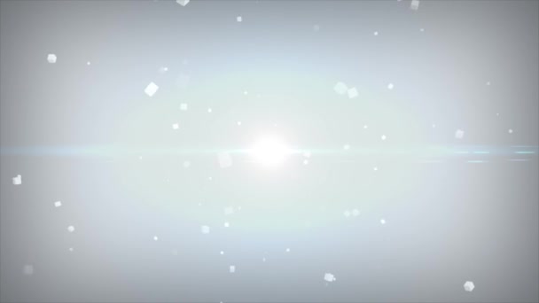 Helle Partikel Mit Licht Reinigen Hintergrund Mit Nahtloser Schleife — Stockvideo