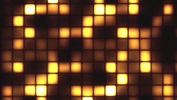 Абстрактні Блимаючі Світлові Коробки Фонова Анімація Безшовною Петлею — стокове відео
