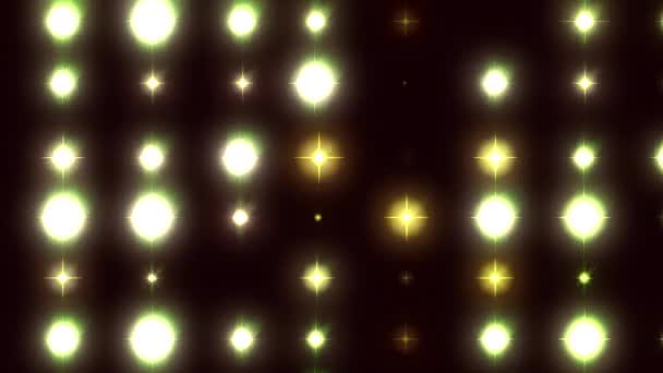Astratto Lampeggiante Luci Sfondo Animazione Con Loop Senza Soluzione Continuità — Video Stock