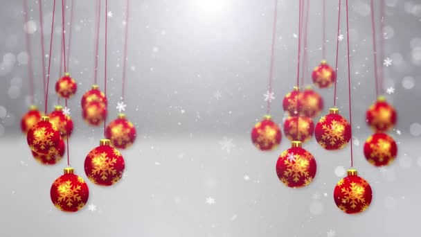 Christmas Theme Background Animation Seamless Loop High Quality Christmas Animation — Stock Video