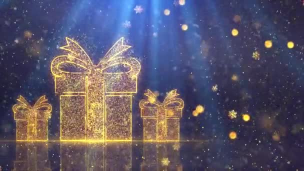 Noel Teması Özelliksiz Döngü Tatil Mevsimleri Için Yüksek Kalite Noel — Stok video