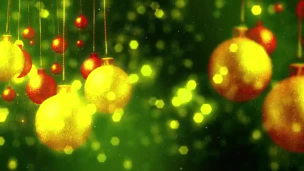 Karácsonyi Téma Háttér Animáció Zökkenőmentes Hurok Kiváló Minőségű Karácsonyi Animáció — Stock videók