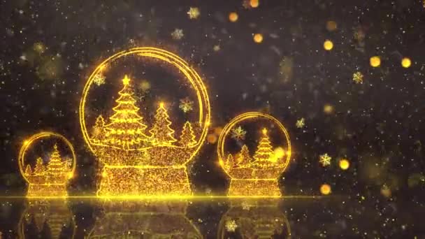 Animație Fundal Buclă Fără Sudură Animație Crăciun Înaltă Calitate Pentru — Videoclip de stoc