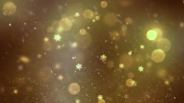 Christmas Theme Background Animation Seamless Loop Wysokiej Jakości Animacja Świąteczna — Wideo stockowe