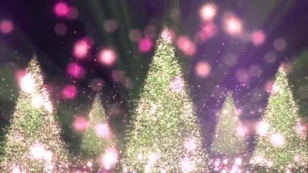 Рождественская Тематика Фон Анимации Бесшовной Петлей Высокое Качество Рождественской Анимации — стоковое видео