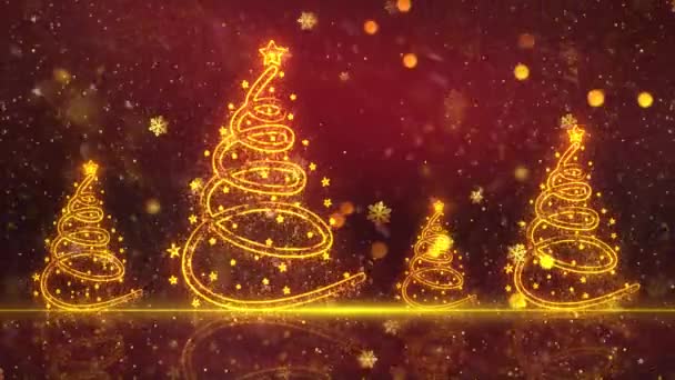Weihnachten Theme Hintergrundanimation Mit Nahtloser Schleife High Quality Christmas Animation — Stockvideo