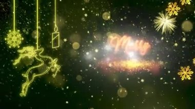 Noel Teması Arkaplan Animasyonu, Tatil Mevsimleri için Yüksek Kaliteli Noel Animasyonu