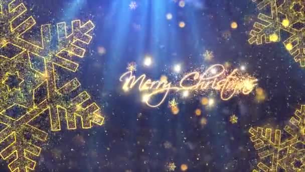 Christmas Theme Tło Animacja Wysokiej Jakości Animacja Świąteczna Sezony Wakacyjne — Wideo stockowe