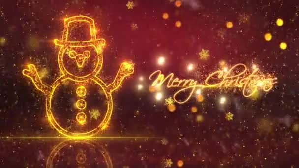 Karácsonyi Téma Háttér Animáció Kiváló Minőségű Karácsonyi Animáció Holiday Seasons — Stock videók