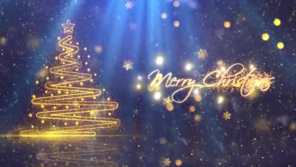 圣诞主题背景动画 优质圣诞假期动画 — 图库视频影像
