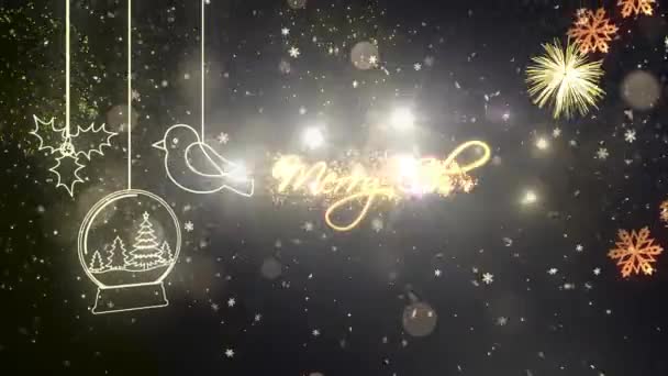 크리스마스 애니메이션 시즌을위한 고품질 크리스마스 애니메이션 — 비디오