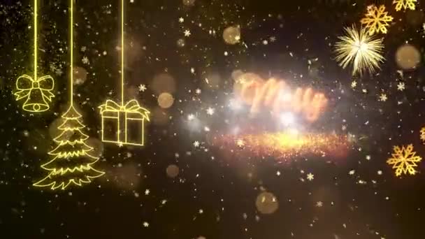 크리스마스 애니메이션 시즌을위한 고품질 크리스마스 애니메이션 — 비디오