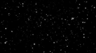 Gerçekçi Kar ve Kar Taneleri, Kusursuz Döngü, Yüksek Kalite Kış ve Noel Teması Canlandırması ile animasyonu, Kusursuz Döngü ile gereken süreyi uzatır