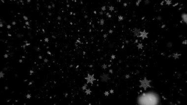 Gerçekçi Kar ve Kar Taneleri, Kusursuz Döngü, Yüksek Kalite Kış ve Noel Teması Canlandırması ile animasyonu, Kusursuz Döngü ile gereken süreyi uzatır