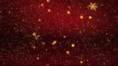 Yılbaşı teması: Karlı Sonbahar ve Kar Taneleri Arkaplan Animasyonu: Kusursuz Döngü, Tatil Mevsimleri İçin Yüksek Kaliteli Noel Animasyonu, Süreyi Kusursuz Döngü ile Kolayca Uzat