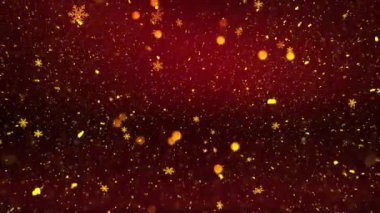 Yılbaşı teması: Karlı Sonbahar ve Kar Taneleri Arkaplan Animasyonu: Kusursuz Döngü, Tatil Mevsimleri İçin Yüksek Kaliteli Noel Animasyonu, Süreyi Kusursuz Döngü ile Kolayca Uzat