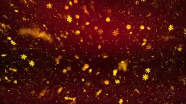 Yılbaşı teması: Karlı Sonbahar ve Kar Taneleri Arkaplan Animasyonu: Kusursuz Döngü, Tatil Mevsimleri İçin Yüksek Kaliteli Noel Animasyonu, Süreyi Kusursuz Döngü ile Kolayca Uzat