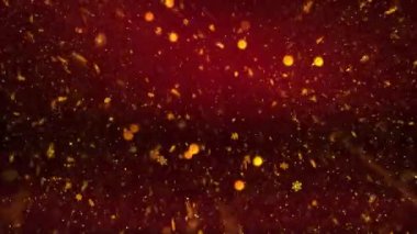 Yılbaşı teması: Karlı Sonbahar ve Kar Taneleri Arkaplan Animasyonu: Kusursuz Döngü, Tatil Mevsimleri İçin Yüksek Kaliteli Noel Animasyonu, Süreyi Kusursuz Döngü ile Kolayca Uzat