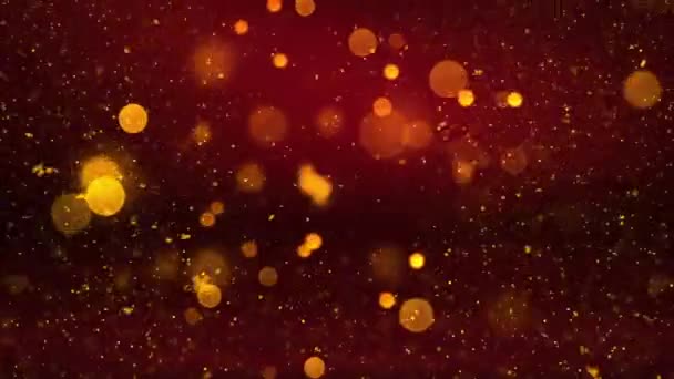 Thème Noël Chute Neige Flocons Neige Animation Fond Avec Boucle — Video