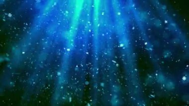 Noel Teması: Kar Düşüşü ve Kar Taneleri Cennet Işınları Arkaplan Animasyonu Kusursuz Döngü, Tatil Mevsimleri için Yüksek Kaliteli Noel Canlandırması, Kusursuz Döngüsüz Döngü ile süreyi kolaylıkla uzatın