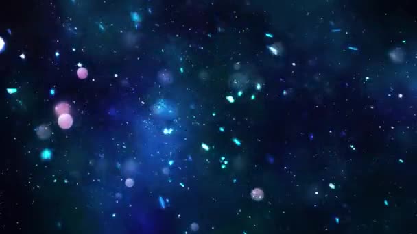 Christmas Theme Snow Fall Snowflakes Background Animation Seamless Loop High — Αρχείο Βίντεο