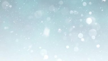 Yılbaşı teması: Karlı Sonbahar ve Kar Taneleri Arkaplan Animasyonu: Kusursuz Döngü, Tatil Mevsimleri İçin Yüksek Kaliteli Noel Animasyonu, Süreyi Kusursuz Döngü ile Kolayca Uzat