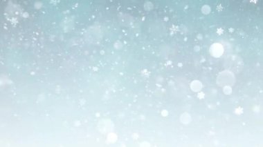 Yılbaşı teması: Karlı Sonbahar ve Kar Taneleri Arkaplan Animasyonu: Kusursuz Döngü, Tatil Mevsimleri İçin Yüksek Kaliteli Noel Animasyonu, Süreyi Kusursuz Döngü ile Kolayca Uzat